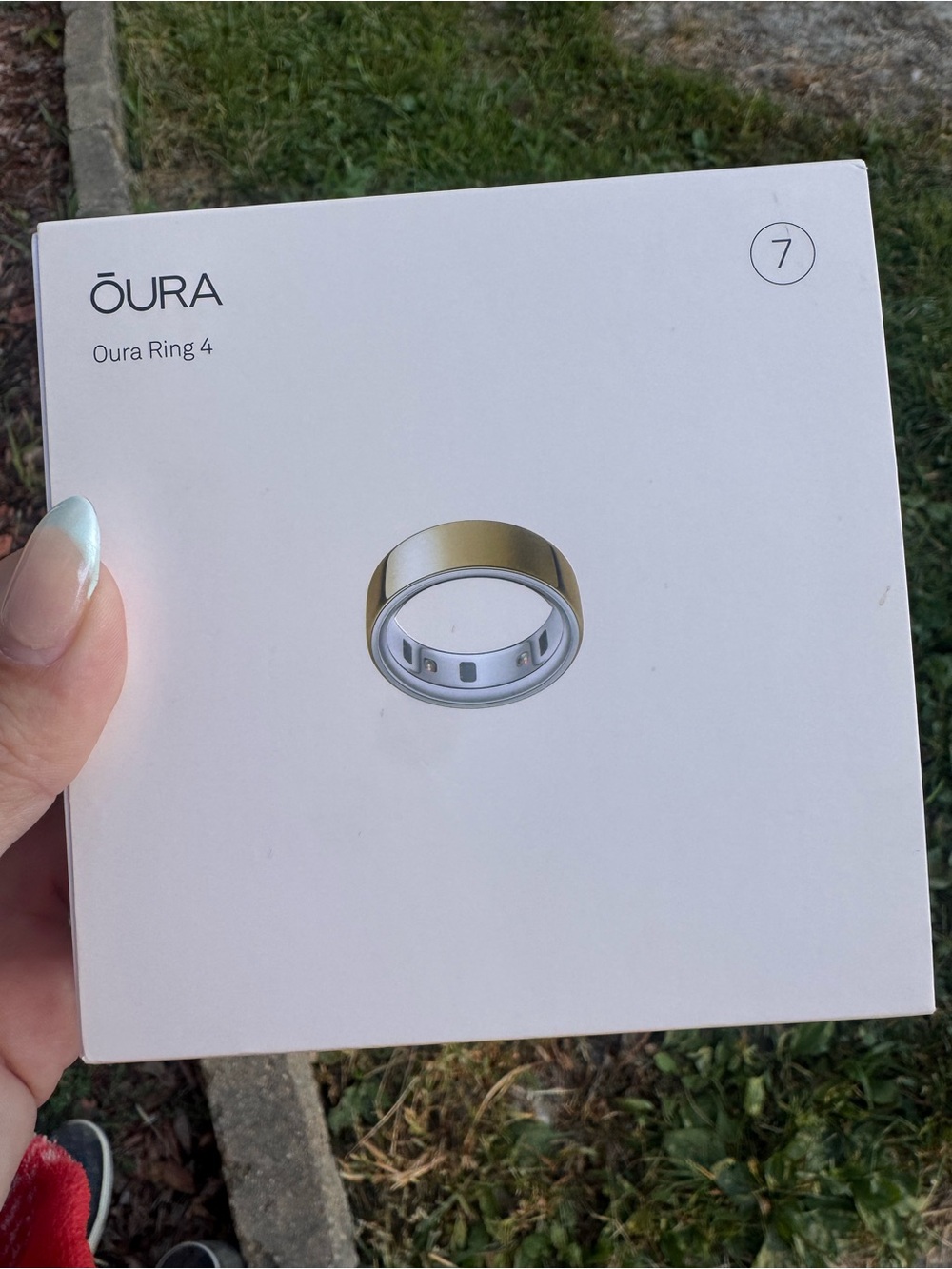 Gold Oura Ring 4 (Size 7) - Smart Ring